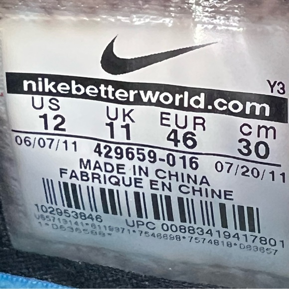 RARE 2011 Nike Zoom Kobe 6 VI Dark Knight 429659-016 Batman Grinch Men’s 12 - Picture 10 of 11